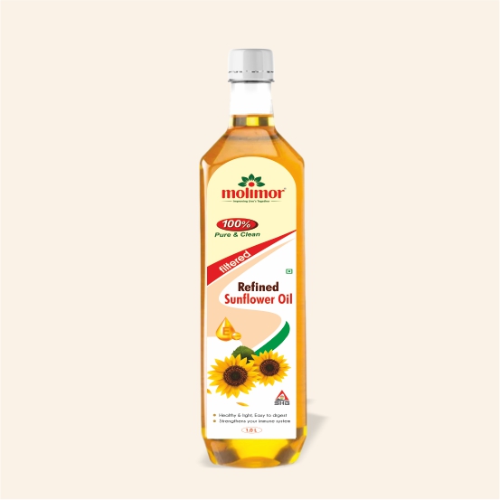 Refined Sunflower oil Filtered 1ltr