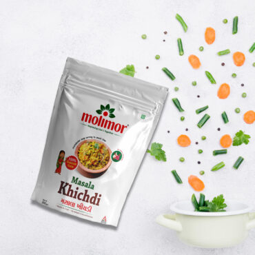 Masala Khichdi Packet with some veggies